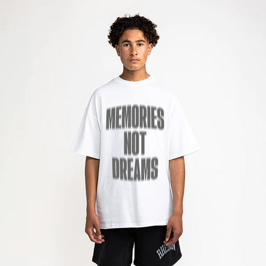 Memories Not Dreams Tee White (PRE ORDER)