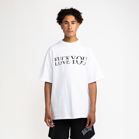 Fuck - Love You Tee White