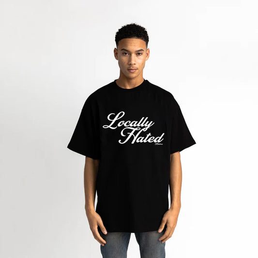 Locally Hated Tee Black