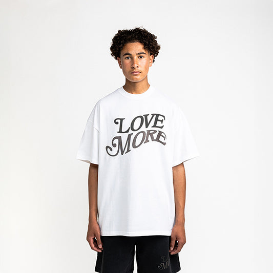 Love More Tee White