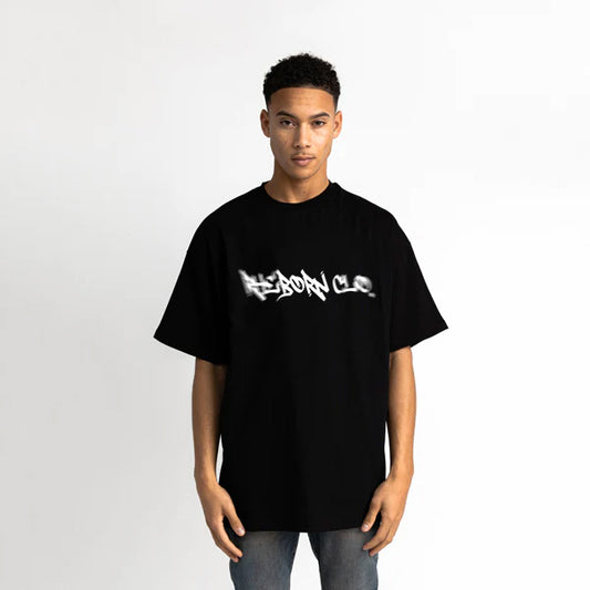 Graffiti Logo Tee Black (PRE ORDER)