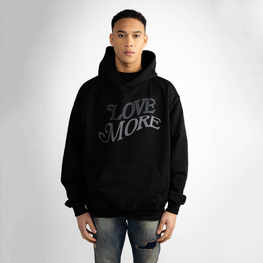 Love More Hoodie Black