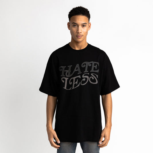 Hate Less Tee Black