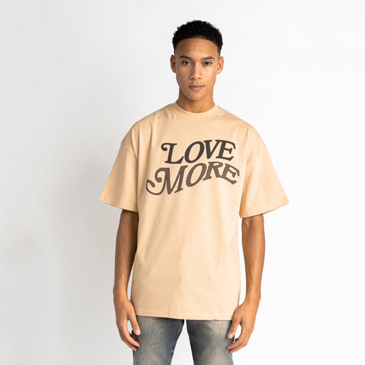 Love More Tee Vintage Washed Sand